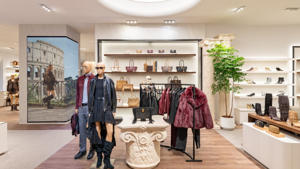 A view of the newly renovated Michael Kors flagship at Rockefeller Center.