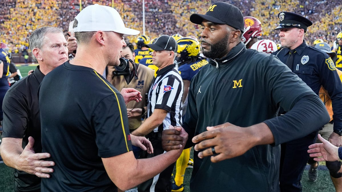 Michigan football, after USC loss, could replacee Sherrone Moore