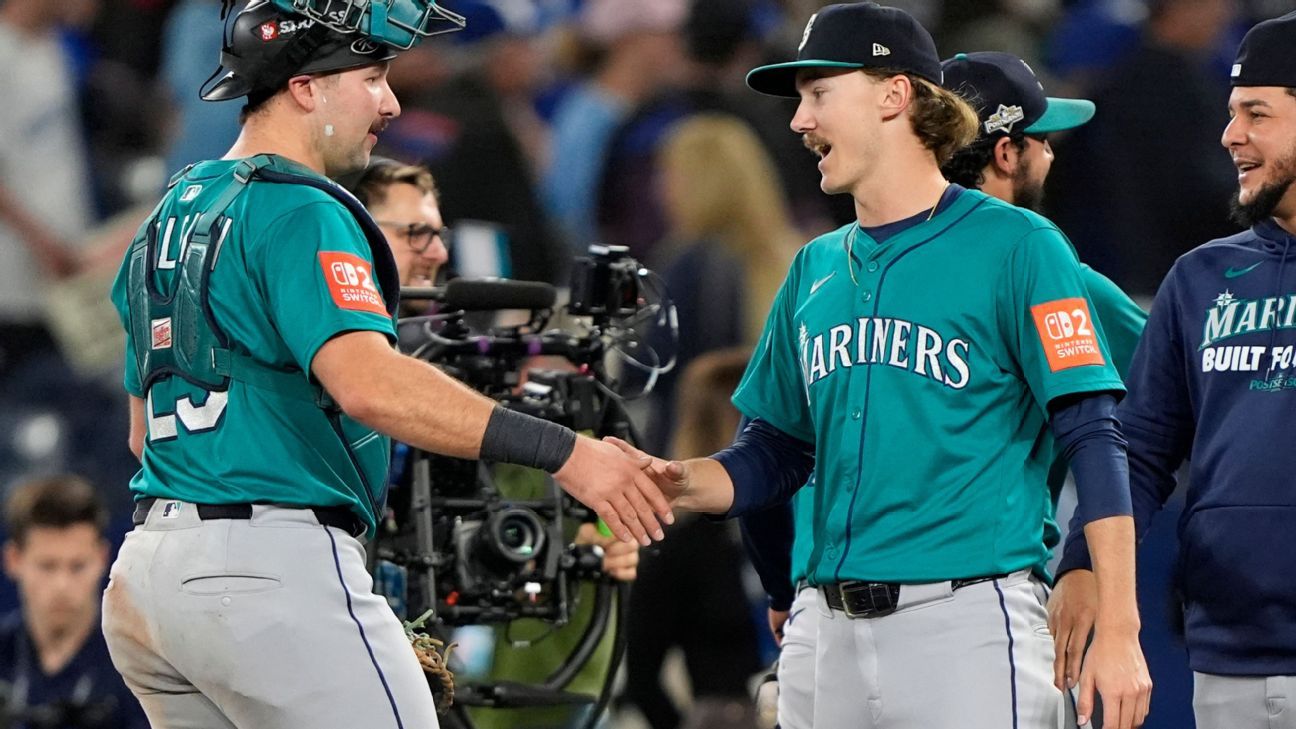 Miller, Mariners silence Blue Jays’ bats to win Game 1 of ALCS