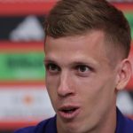 Dani Olmo of Barcelona and Spain