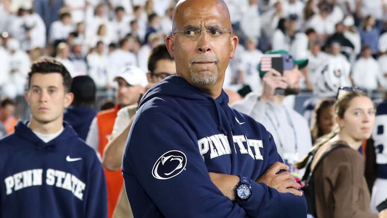 Penn State fires head coach James Franklin, sources say