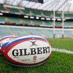 Rugby balls at Twickenham
