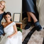 Influencer Rachel Rigler and her mom wore Sneex at her wedding.