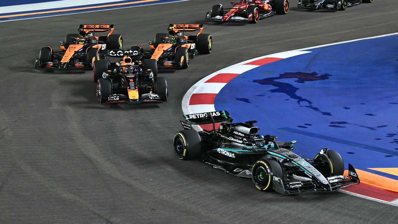 Singapore GP: George Russell dominates race as McLaren win Constructors’ Championship but Oscar Piastri, Lando Norris make contact | F1 News