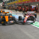 Singapore GP: Oscar Piastri tops chaotic second practice as Charles Leclerc hits Lando Norris in pit lane | F1 News