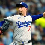 Snell joins elite company as Dodgers edge Brewers to open NLCS