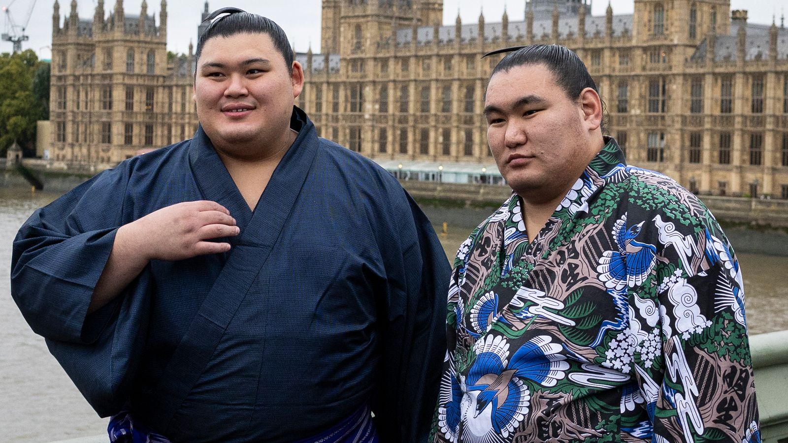 Stars of sumo head to London’s Royal Albert Hall with focus on yokozuna Hoshoryu Tomokatsu and Onosato Daiki