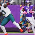 Takeaways from first half as Eagles hold a 14-6 lead over the Vikings
