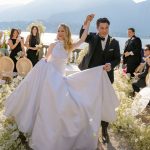 The Bride and Groom Wore Multiple Custom Thom Browne Looks at Their Lake Como Wedding