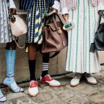 Backstage at the Thom Browne fashion show as part of Spring/Summer 2026 Paris Fashion Week on October 06, 2025 in Paris, France.