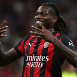 MILAN, ITALY - AUGUST 17: Rafael Leao of AC Milan celebrates after scoring the opening goal during the Coppa Italia match between AC Milan and SSC Bari at Stadio San Siro on August 17, 2025 in Milan, Italy. (Photo by Marco Luzzani/Getty Images)