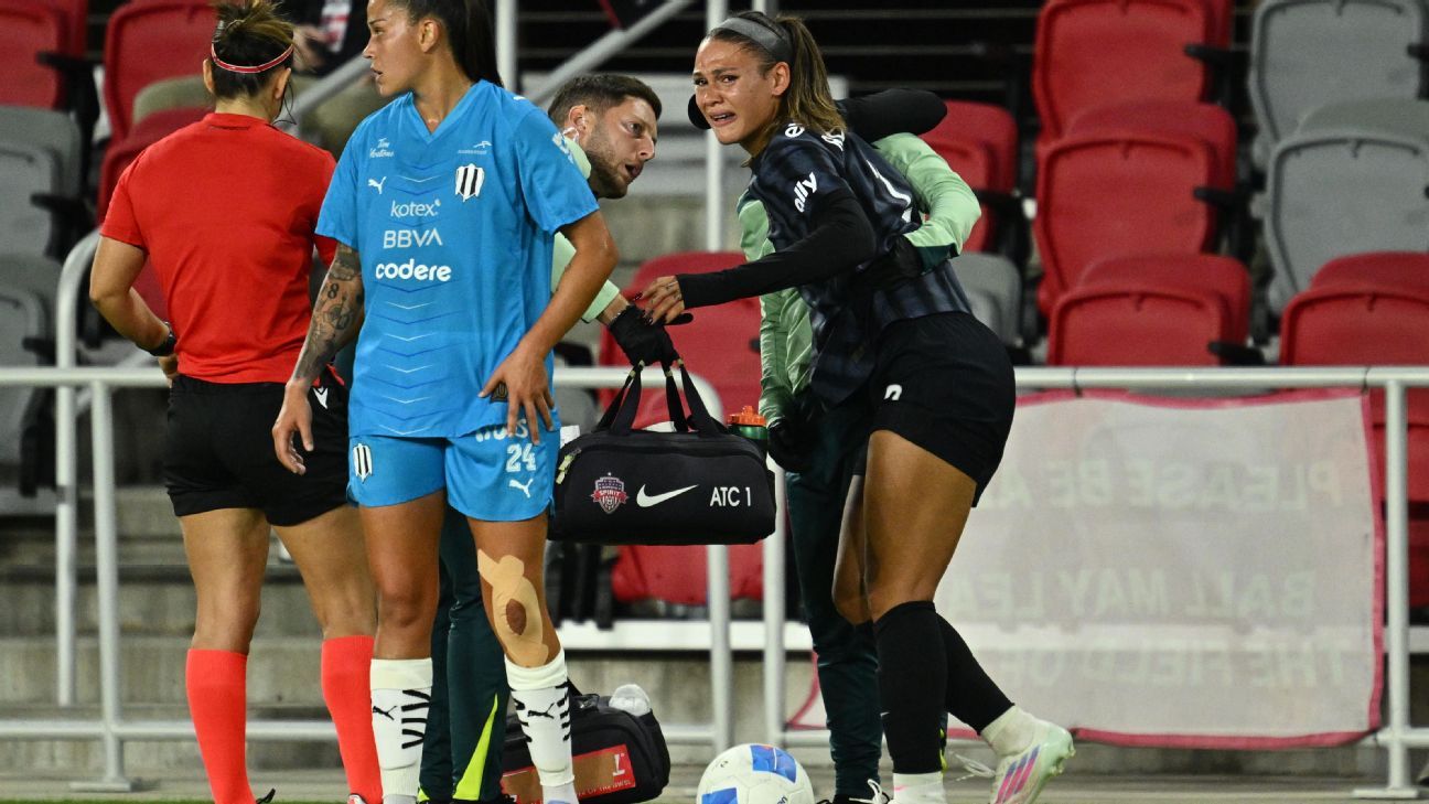 Trinity Rodman exits Washington Spirit game in tears, set for scans