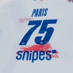 The limited-edition T-shirt celebrating the collaboration between Virgil Abloh Archive and Paris Saint-Germain.