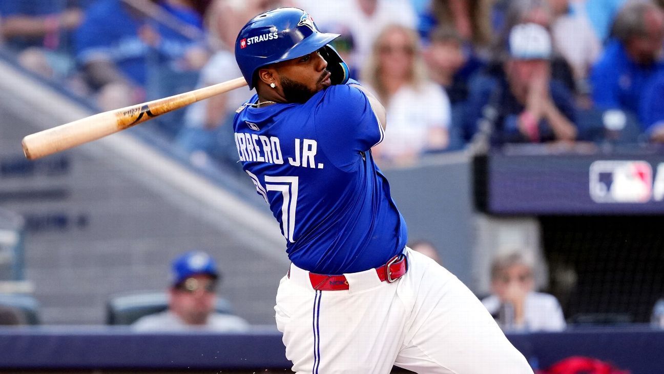 Vlad Jr.’s playoff breakout fuels Jays’ offensive explosion in Game 1 rout