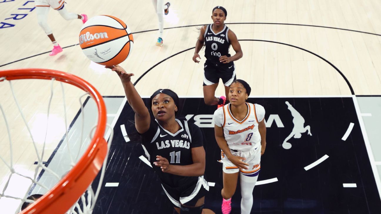 WNBA Finals Game 1 updates: How the Aces defeated the Mercury