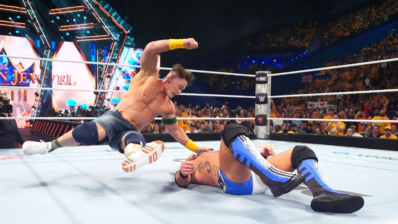 WWE Crown Jewel takeaways: Cena, Styles pass the torch to Rollins, Rhodes