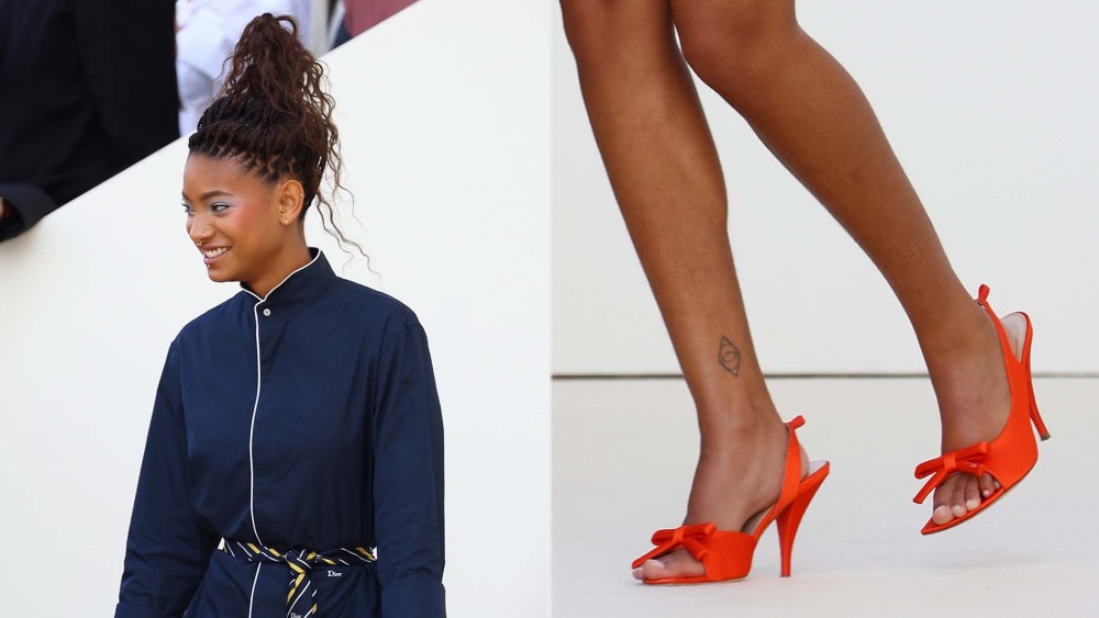 Willow Smith Brings Bold Color to Dior’s Slingback Tradition in Paris