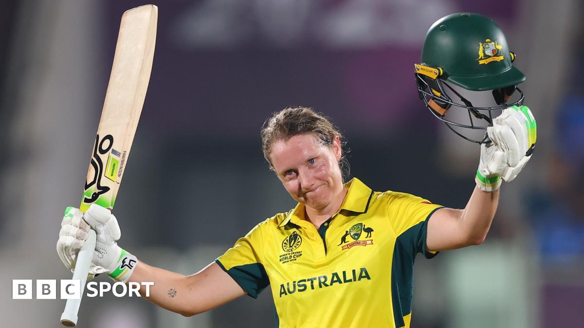 Women’s Cricket World Cup 2025: Australia captain Alyssa Healy’s brilliant 142 helps holders beat India in record chase