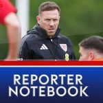 Wales reporter notebook with Craig Bellamy