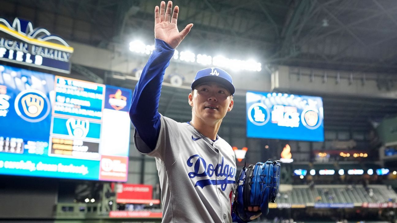 Yamamoto’s complete game vs. Brewers puts Dodgers up 2-0 in NLCS