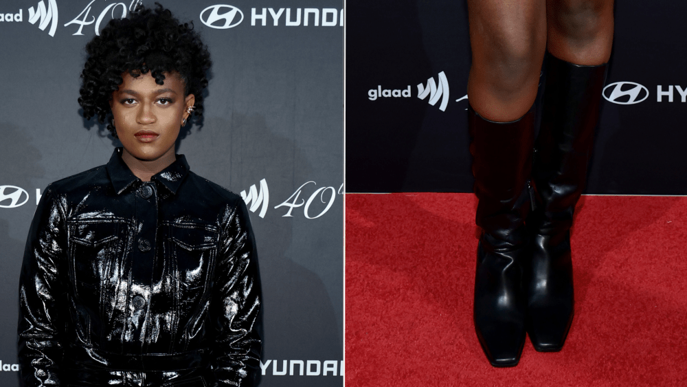 Zaya Wade Brings Fall’s Minimalist Boot Trend to GLAAD Gala